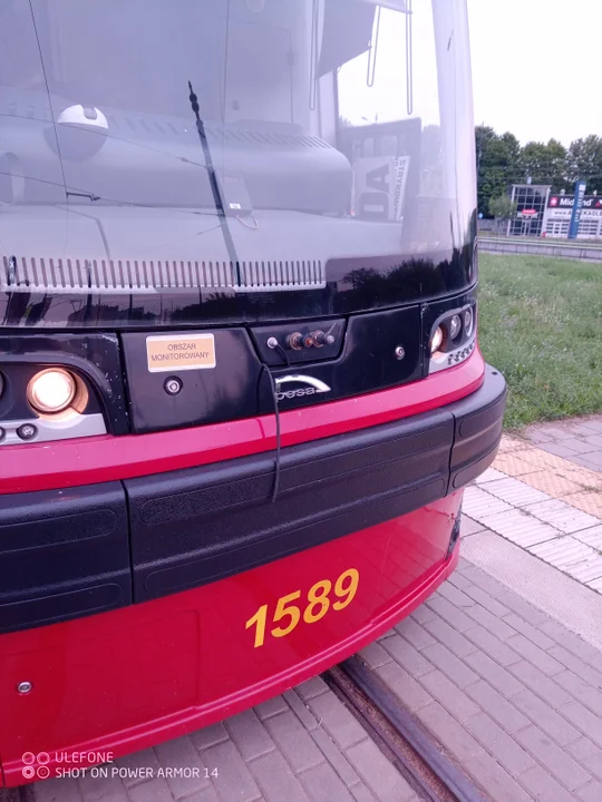 Atak na tramwaj MPK Łódź