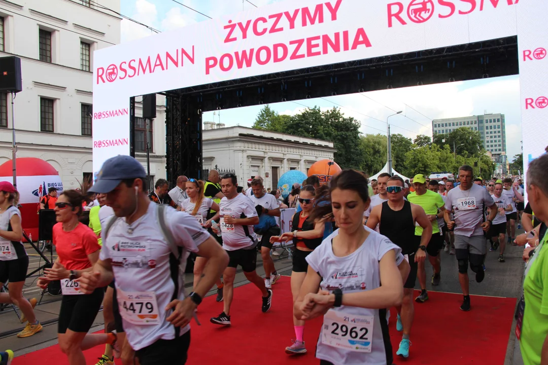 21. Bieg Ulicą Piotrkowską Rossmann Run w Łodzi
