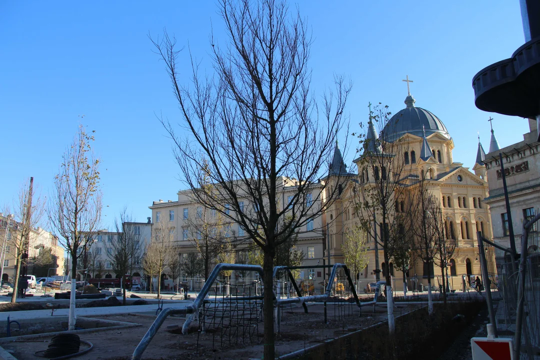 Dobiega końca przebudowa placu Wolności w Łodzi