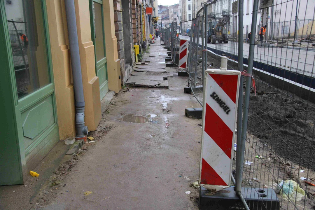 Remont ulicy Legionów w Łodzi