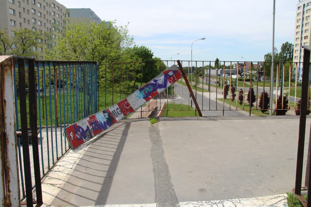 Kładki nad al. Wyszyńskiego w Łodzi do rozbiórki