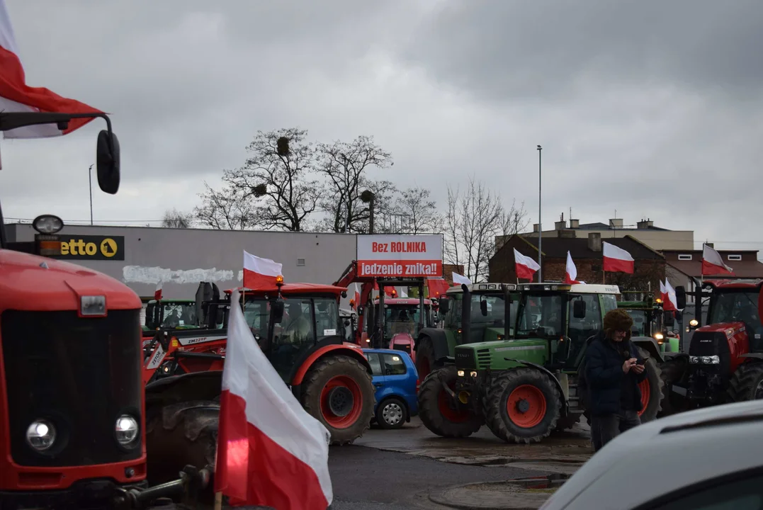 Protest rolników w Łódzkiem