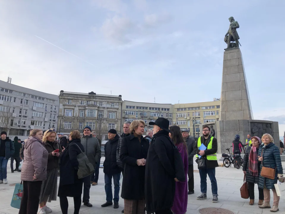 Społeczny odbiór inwestycji placu Wolności w Łodzi