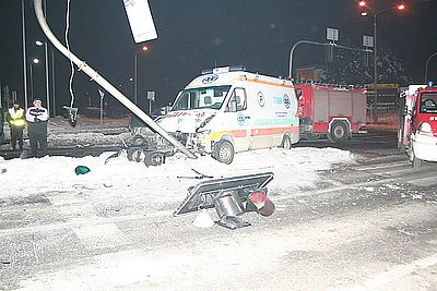 Wypadek w Wodzisławiu