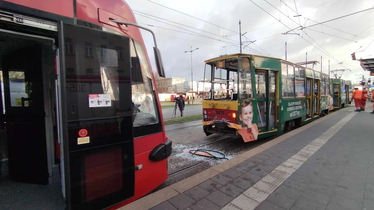 Zderzenie tramwajów na Kilińskiego