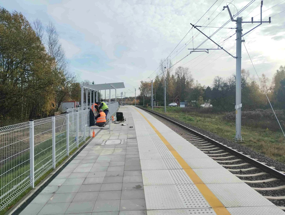 Przystanek kolejowy Zgierz Rudunki gotowy