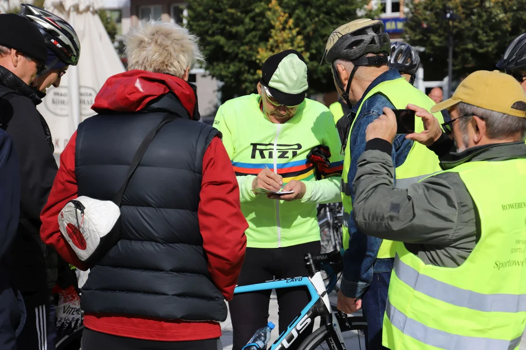 Rajd rowerowy z olimpijczykami w Kutnie