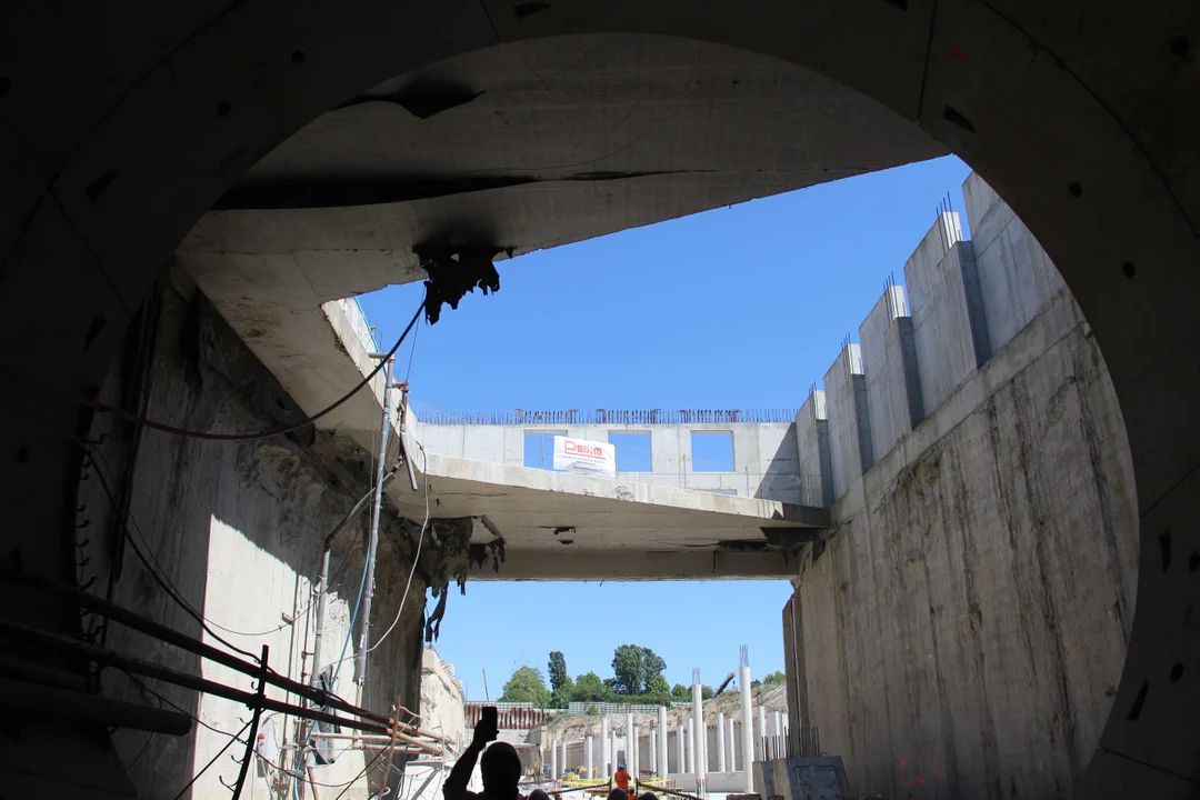 Trwa budowa tunelu kolejowego pod Łodzią - odcinek do przystanku Łódź Koziny
