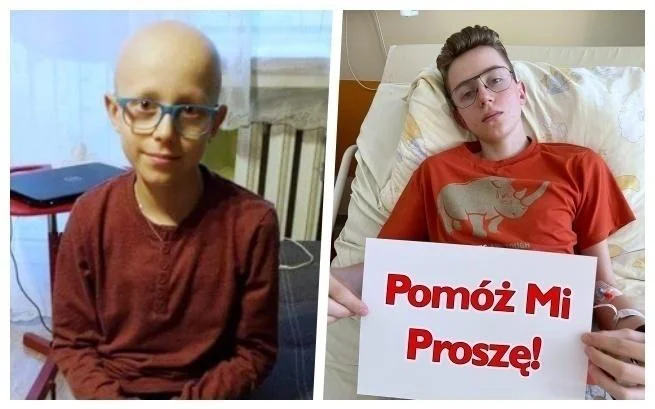 16-letni Patryk walczy z nowotworem. Rodzina chłopca prosi o pomoc - Zdjęcie główne