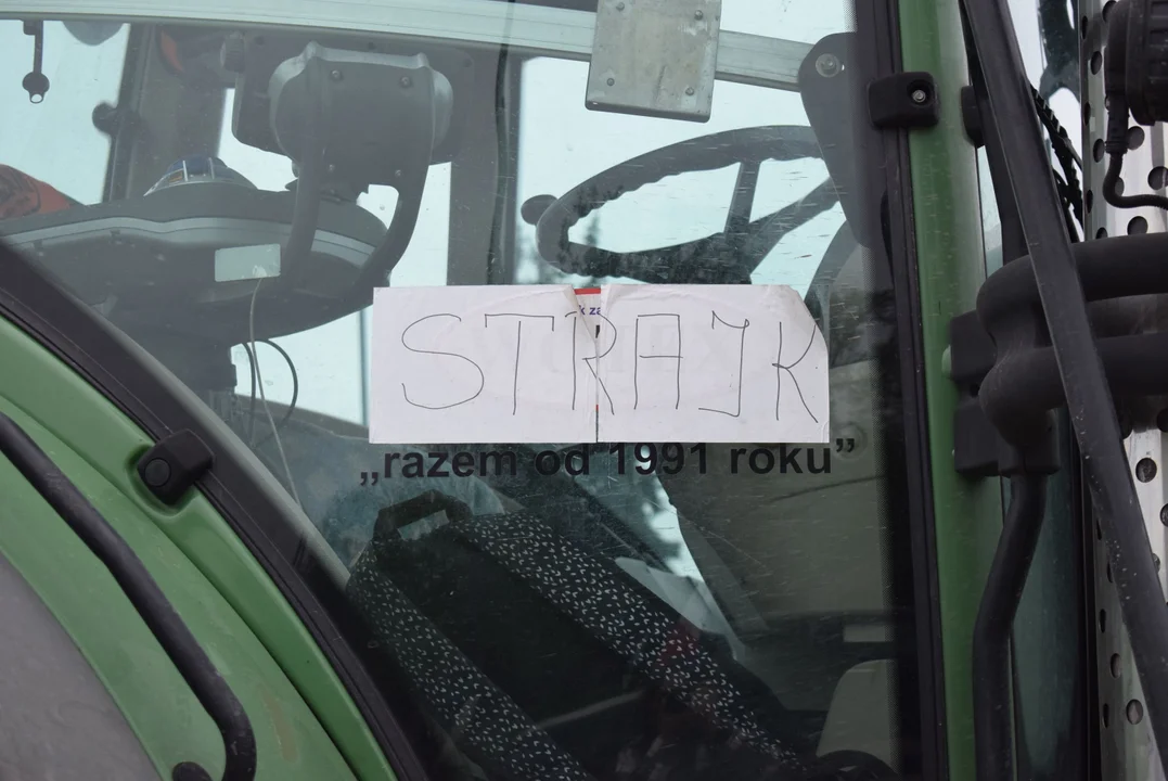 Rolnicy protestują w Zgierzu