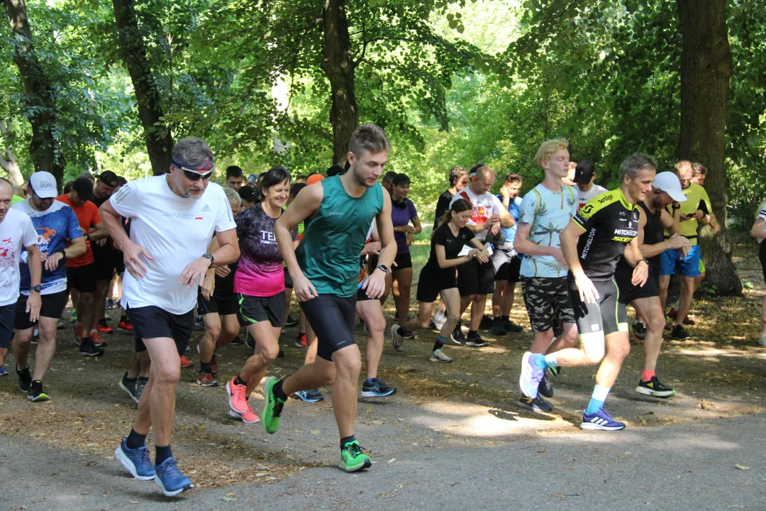 Parkrun w Parku Poniatowskiego w Łodzi