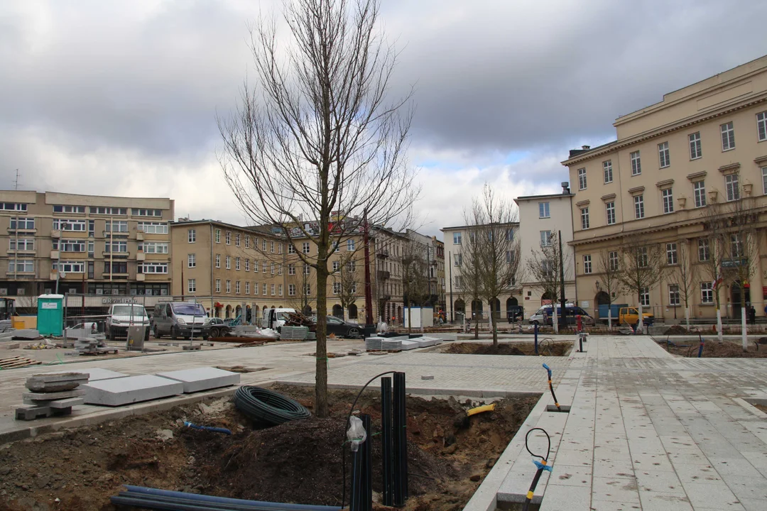 Dobiega końca przebudowa placu Wolności w Łodzi