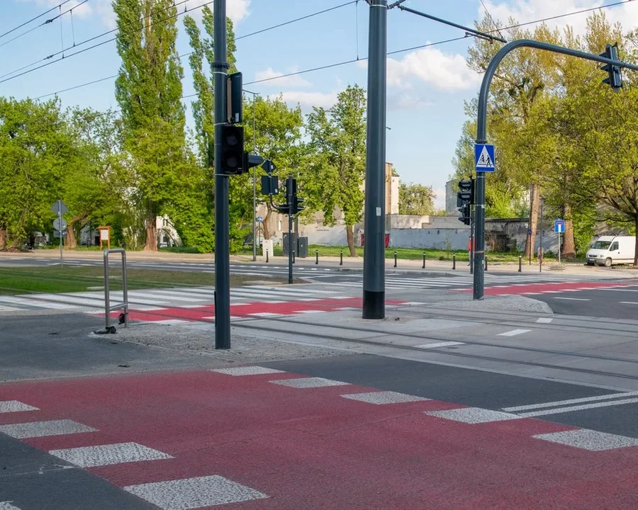Nowa droga pieszo-rowerowa przy ul. Wojska Polskiego w Łodzi