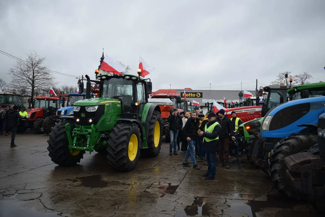 Protest rolników w Łódzkiem