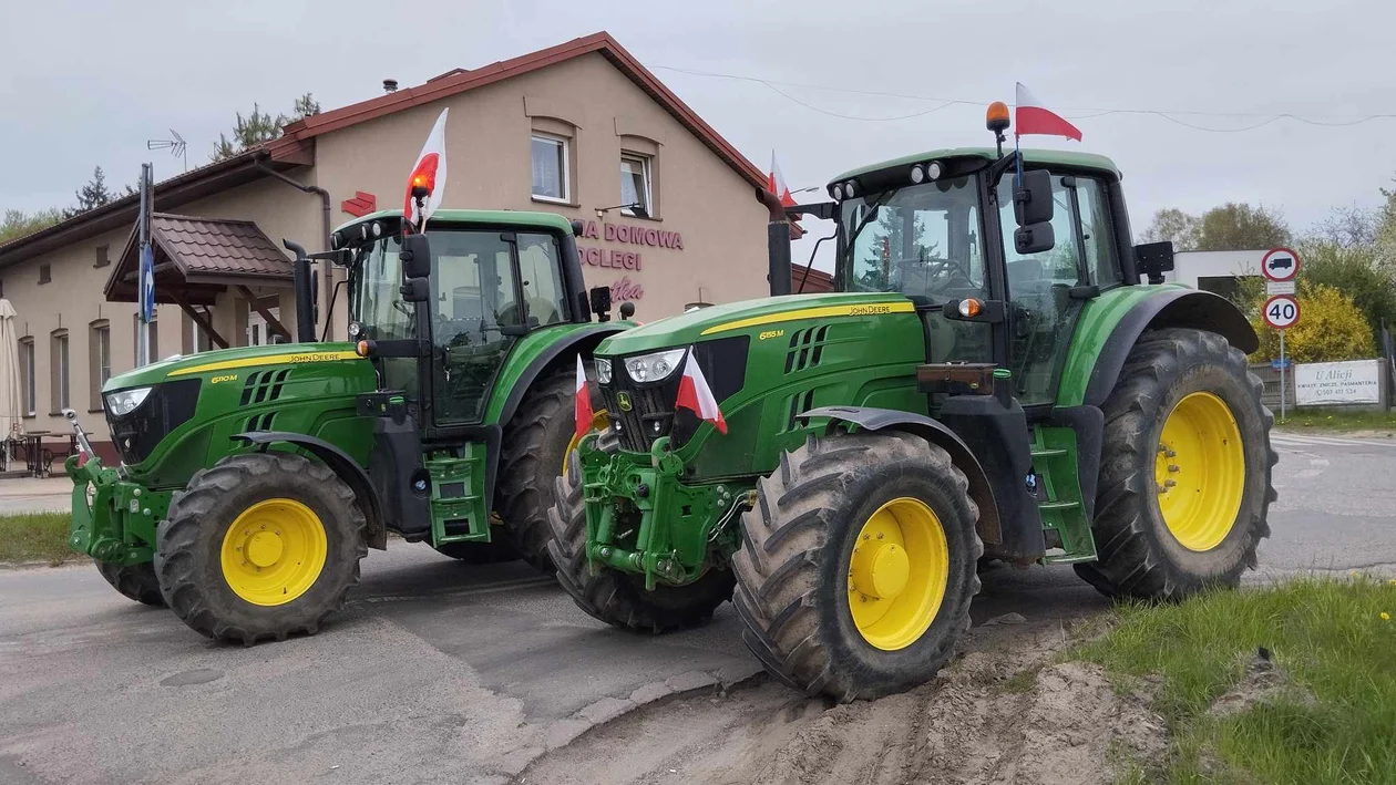 Protest rolników w Nowosolnej - 12.04.2024 r.