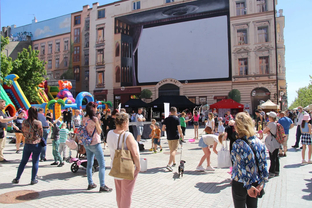 Piknik Europejski w pasażiu Schillera w Łodzi