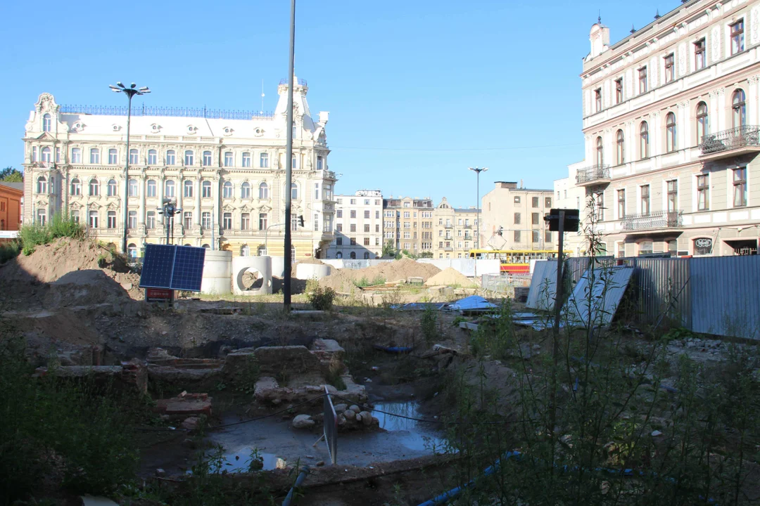 Budowa tunelu kolejowego pod Łodzią - 28.09.2023 r.