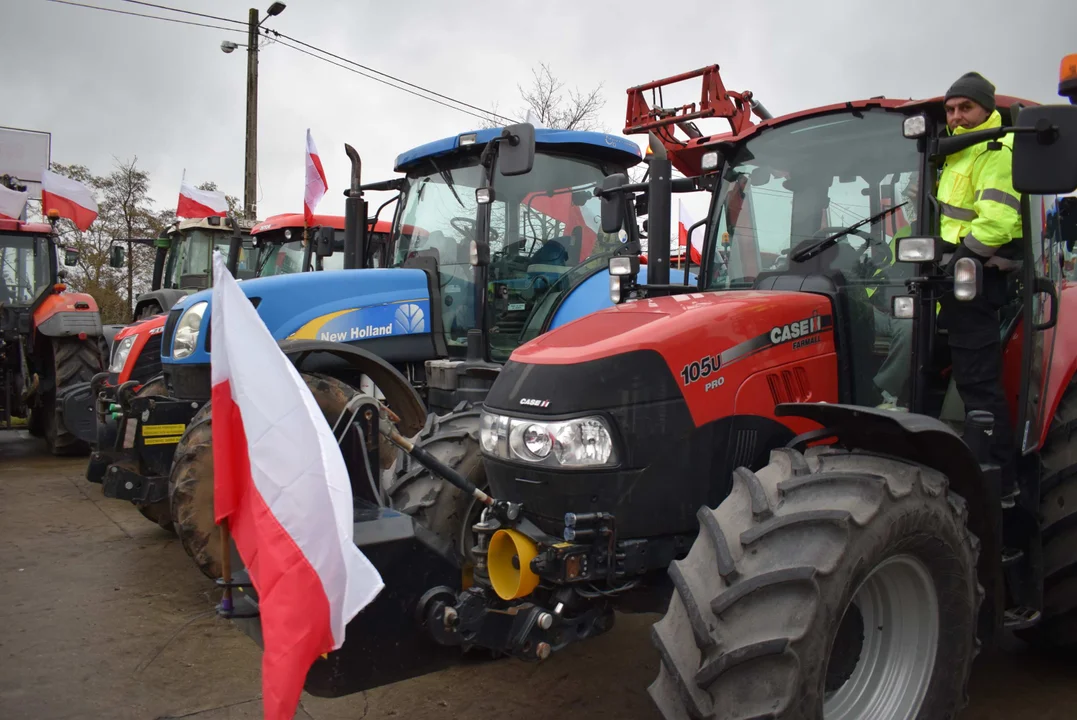 Protest rolników w Łódzkiem