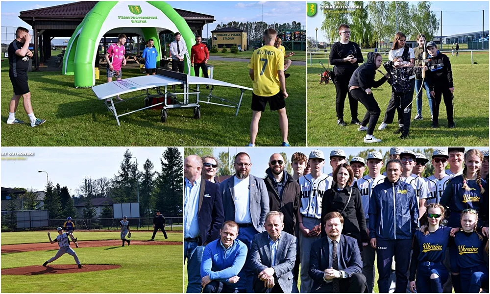 Międzynarodowy piknik z softballem i baseballem w Kutnie