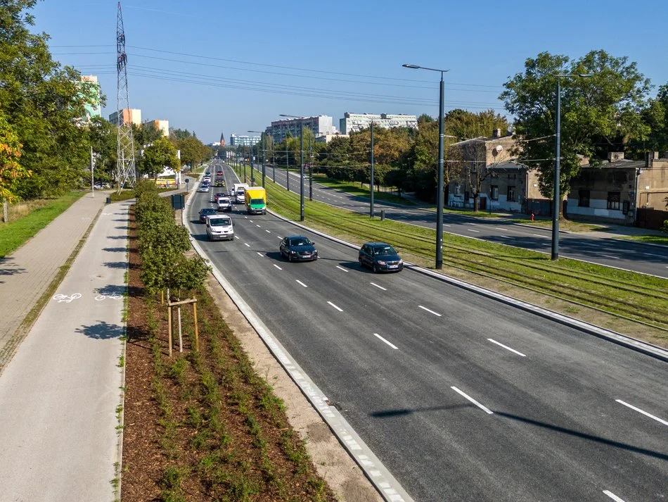 Koniec utrudnień na al. Śmigłego-Rydza od Przybyszewskiego do Dąbrowskiego