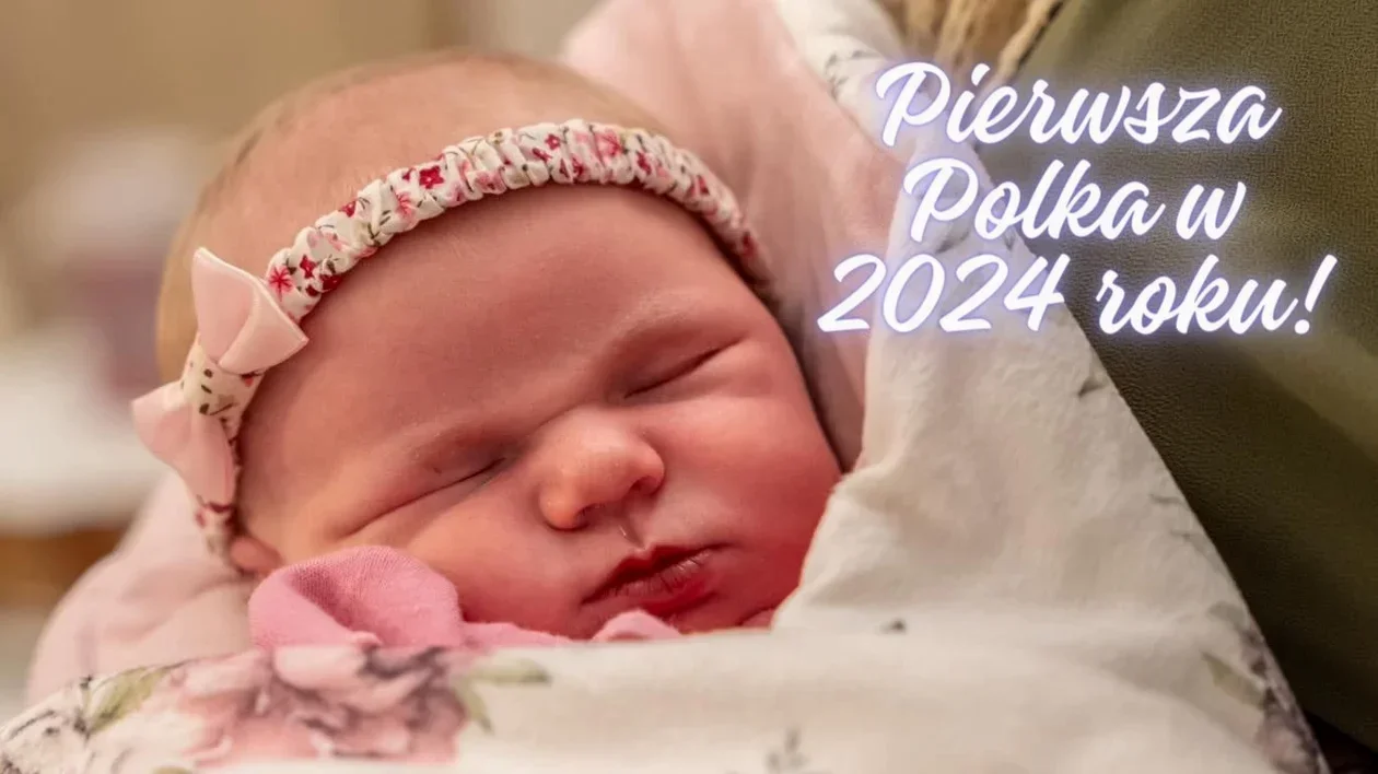 Pierwsza Polka urodzona w 2024 to Michalina z Sanoka. Podkarpackie miasto pęka z dumy! [ZDJĘCIA] - Zdjęcie główne