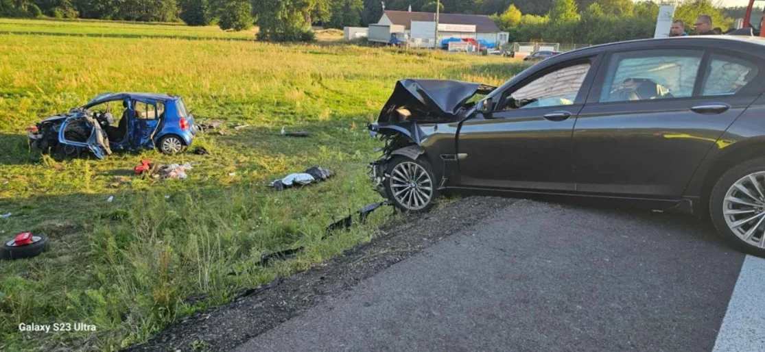 Wypadek w Grudnej pod Szczercowem