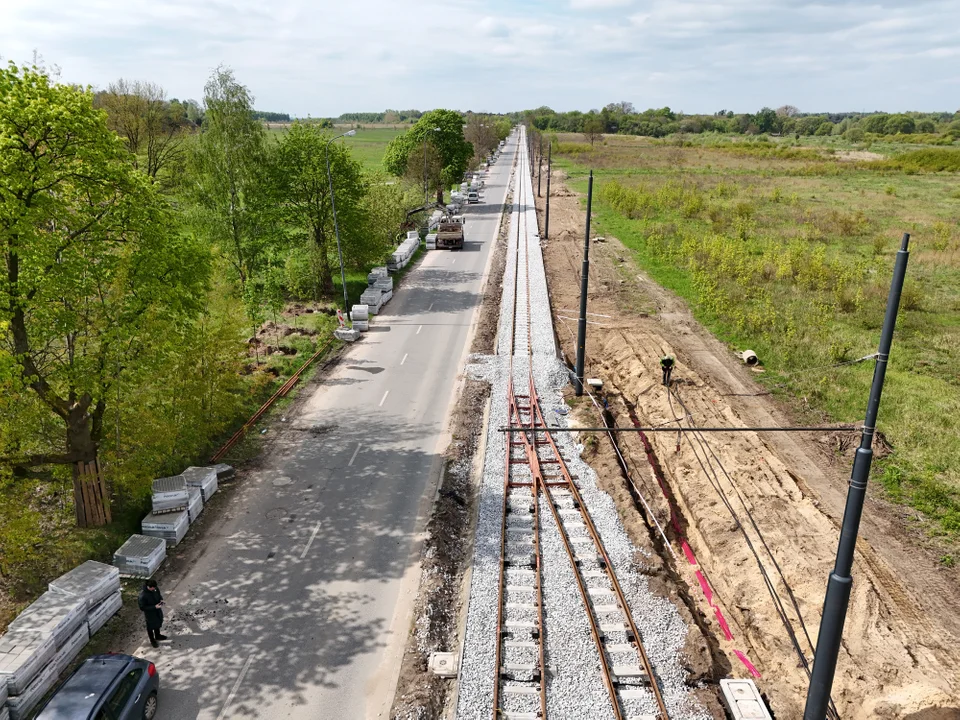 Przebudowa trasy tramwajowej Łódź - Konstantynów Łódzki