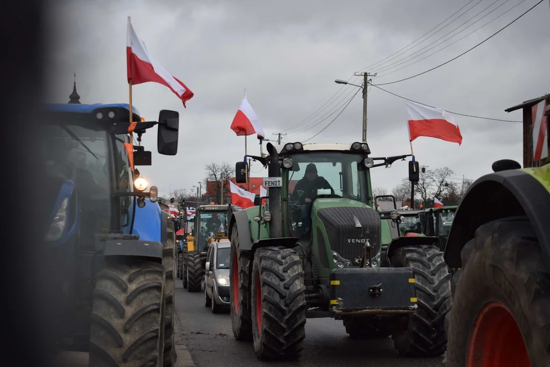 Protest rolników w Łódzkiem