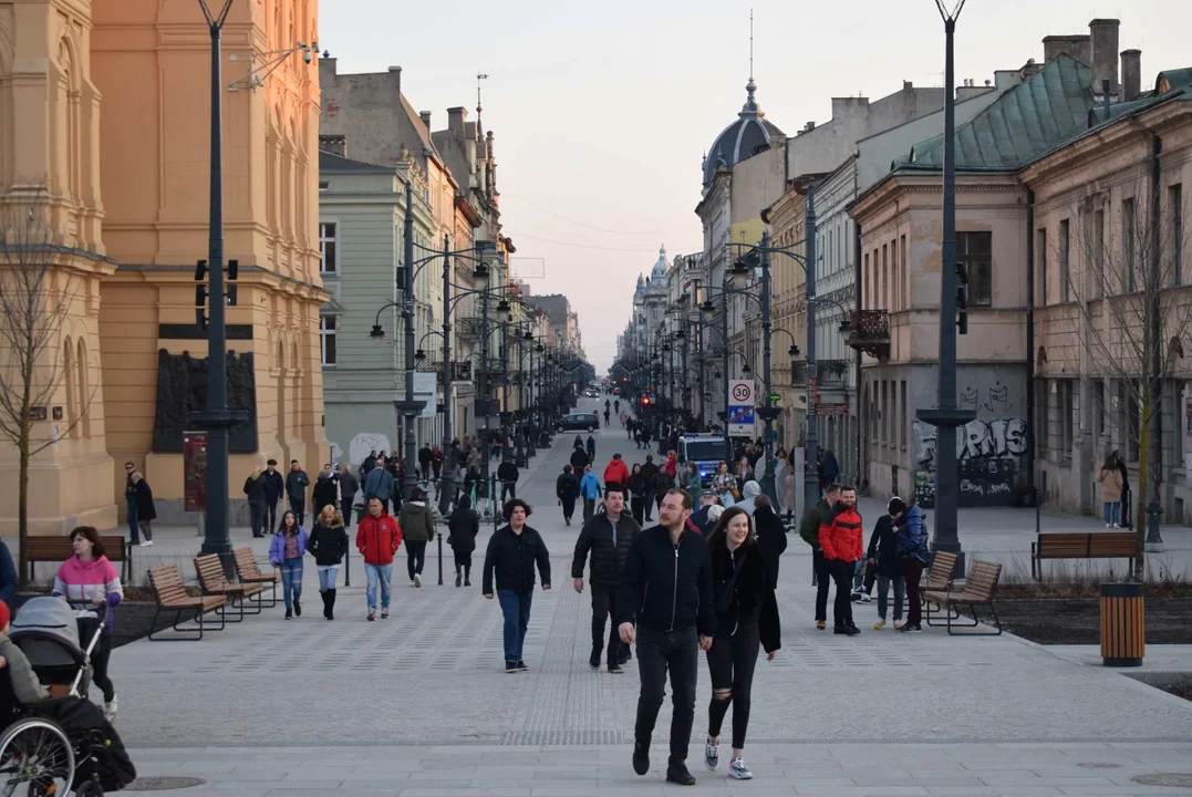 Plac Wolności w Łodzi po otwarciu