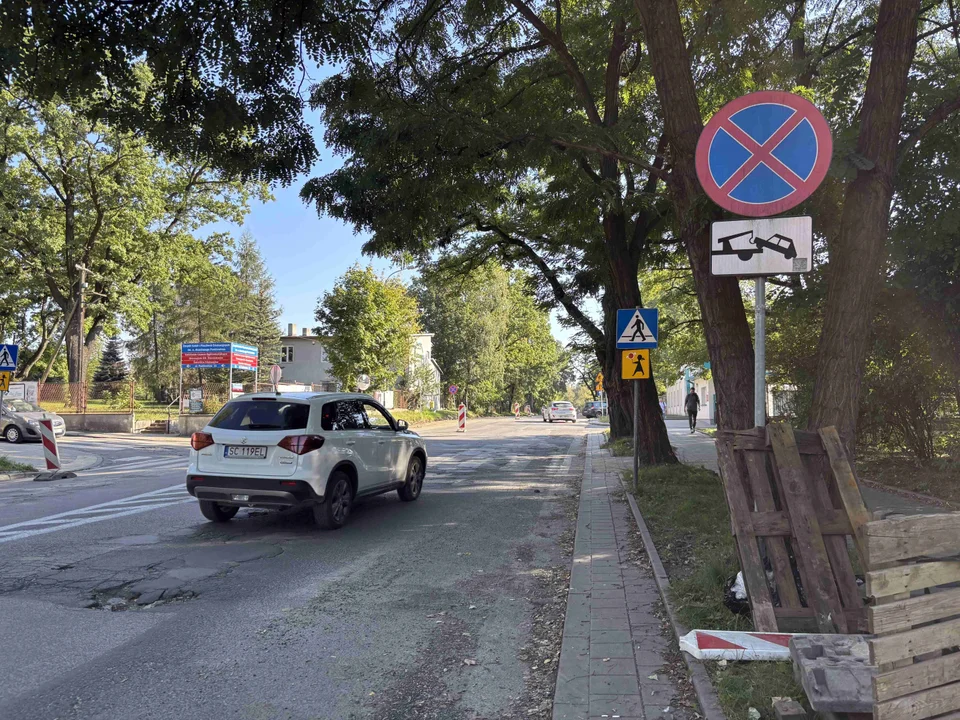 Tymczasowa organizacja ruchu na ul. Pankiewicza w Łodzi