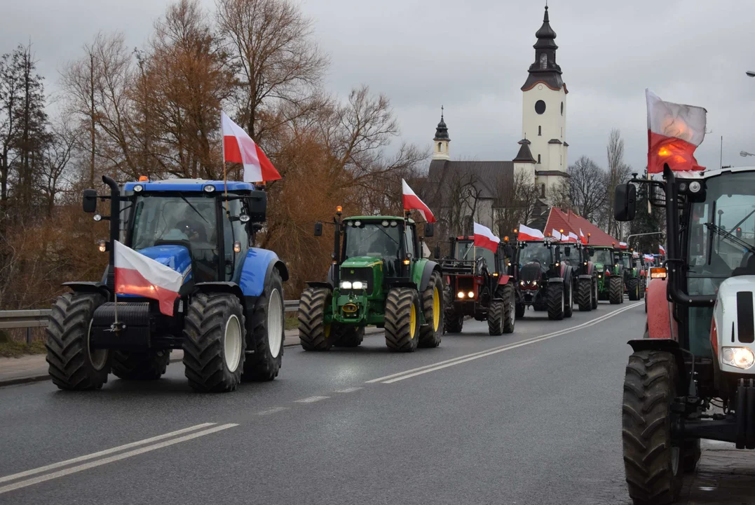 Protest rolników w Łódzkiem