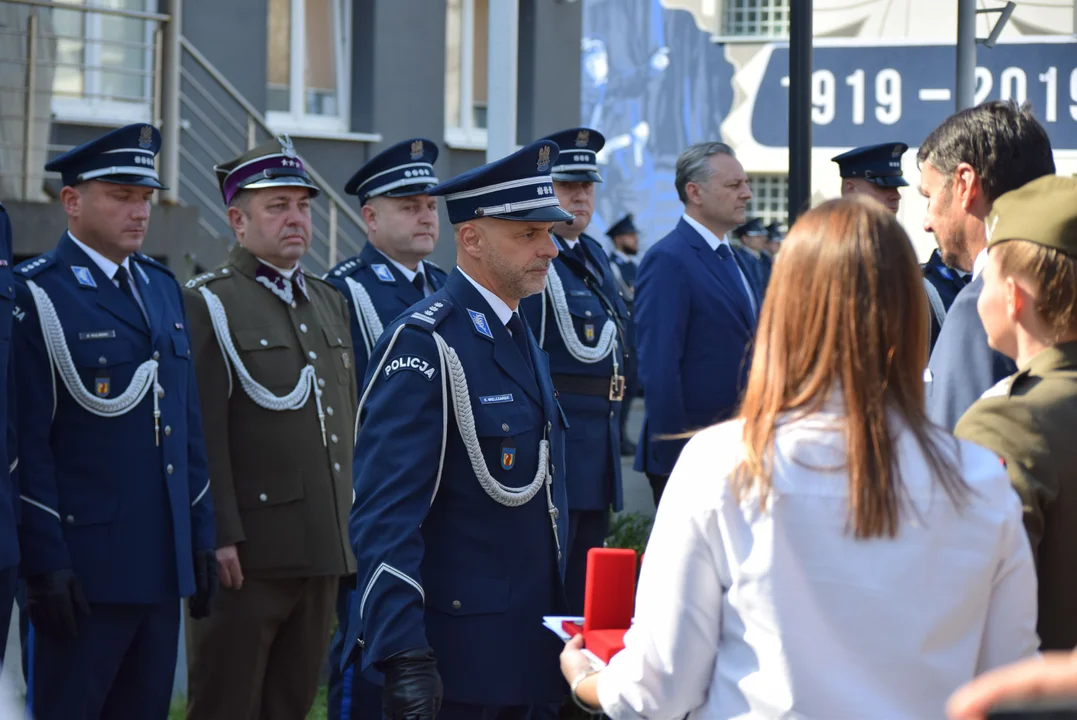 Uroczystości przy KPP w Zgierzu