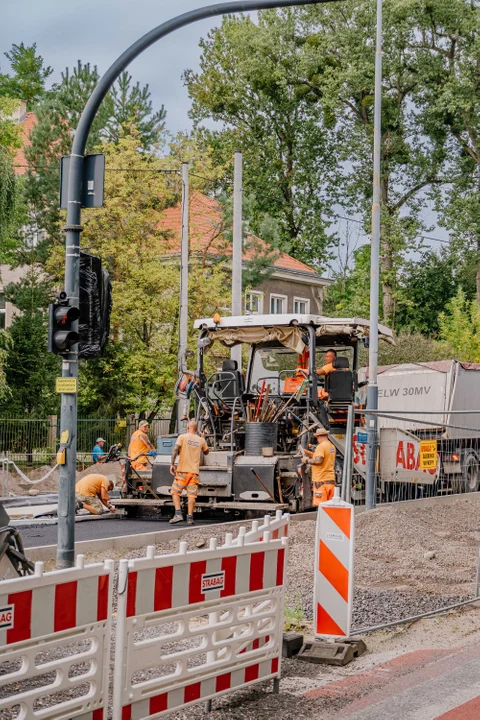 Trwa remont ulicy Krakowskiej w Łodzi