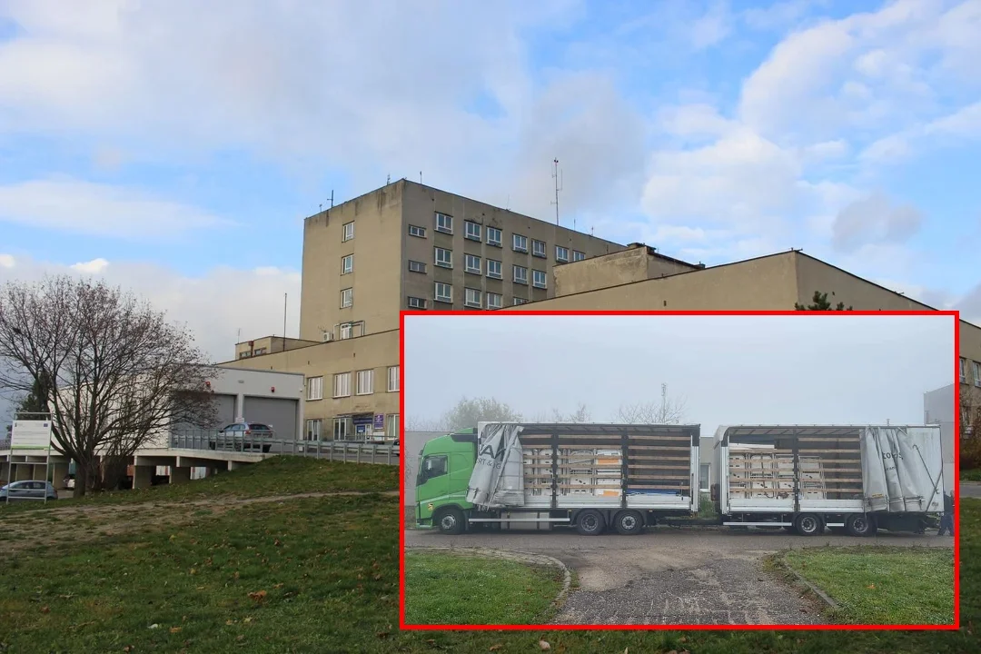 Kutnowski szpital otrzymał kilkadziesiąt łóżek i materacy