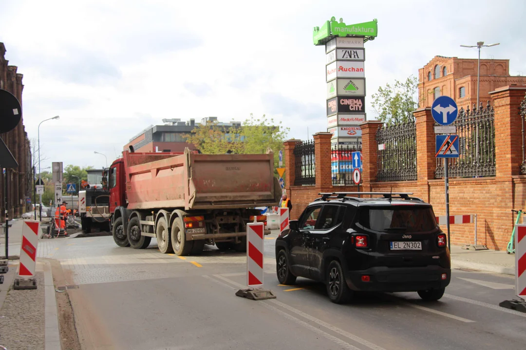 Zmiana organizacji ruchu na wjeździe do Manufaktury