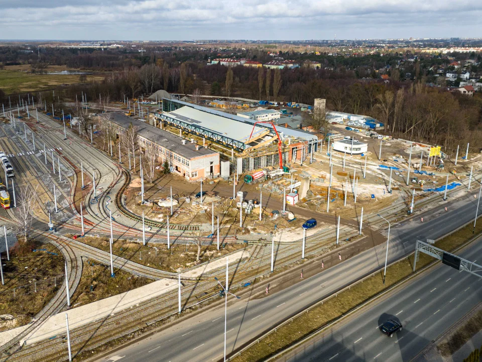 Przebudowa zajezdni tramwajowej Chocianowice w Łodzi