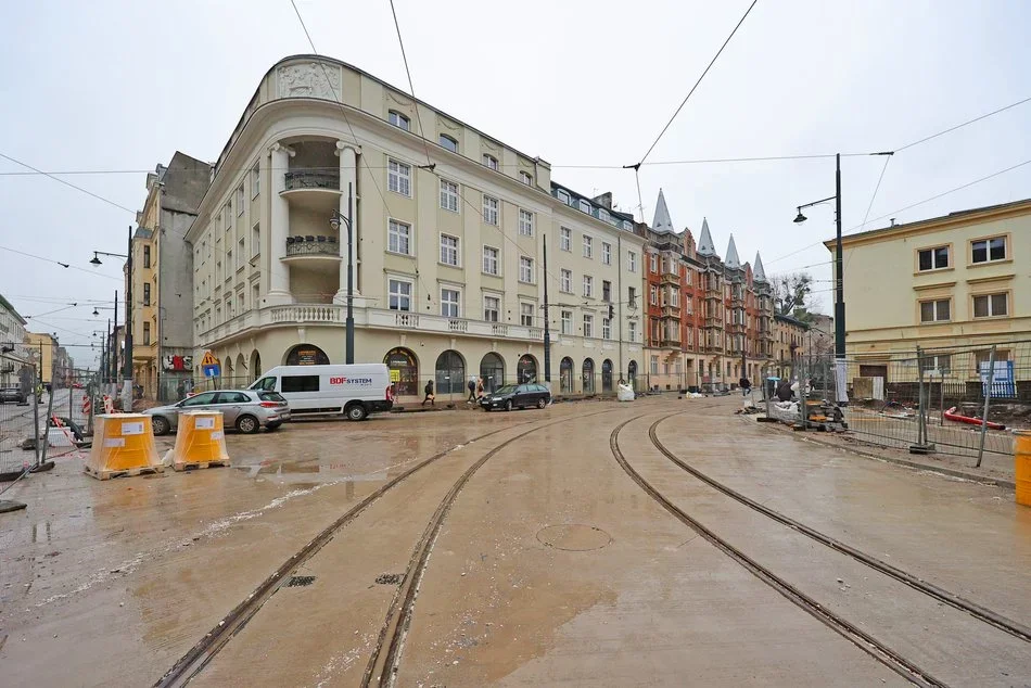 Powrót tramwajów na ulicę Zachodnią w Łodzi