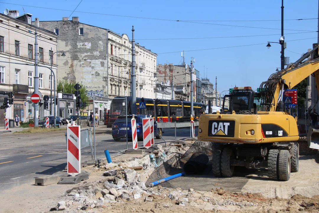 Potężne utrudnienia dla podróżnych MPK Łódź na Zachodniej w Łodzi