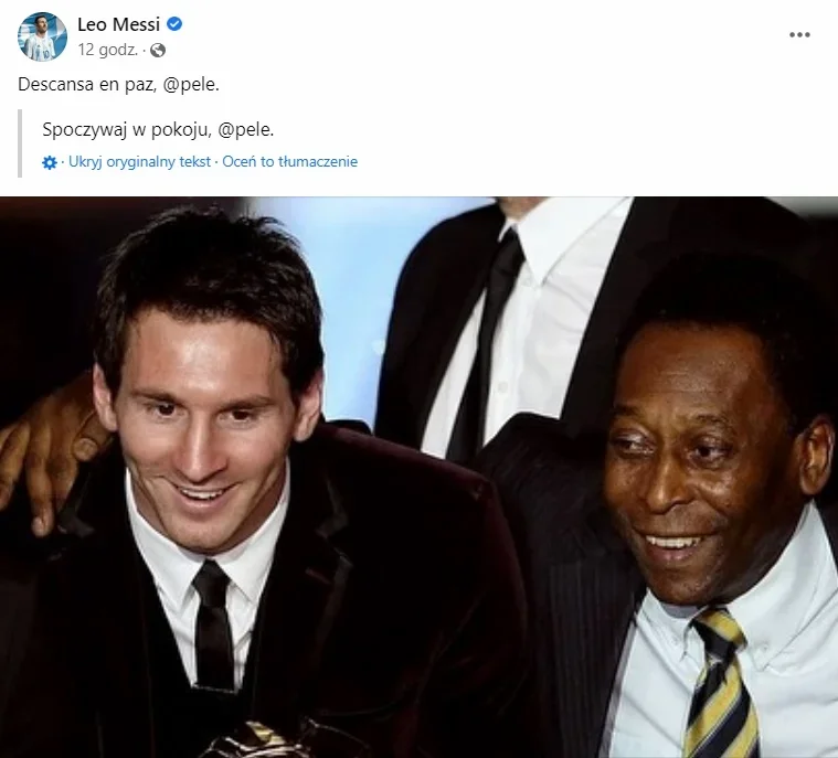 Żegnają legendę piłki nożnej - gwiazdy futbolu o Pele