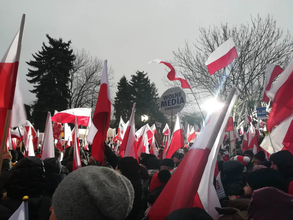 Łodzianie na Marszu Wolnych Polaków w Warszawie