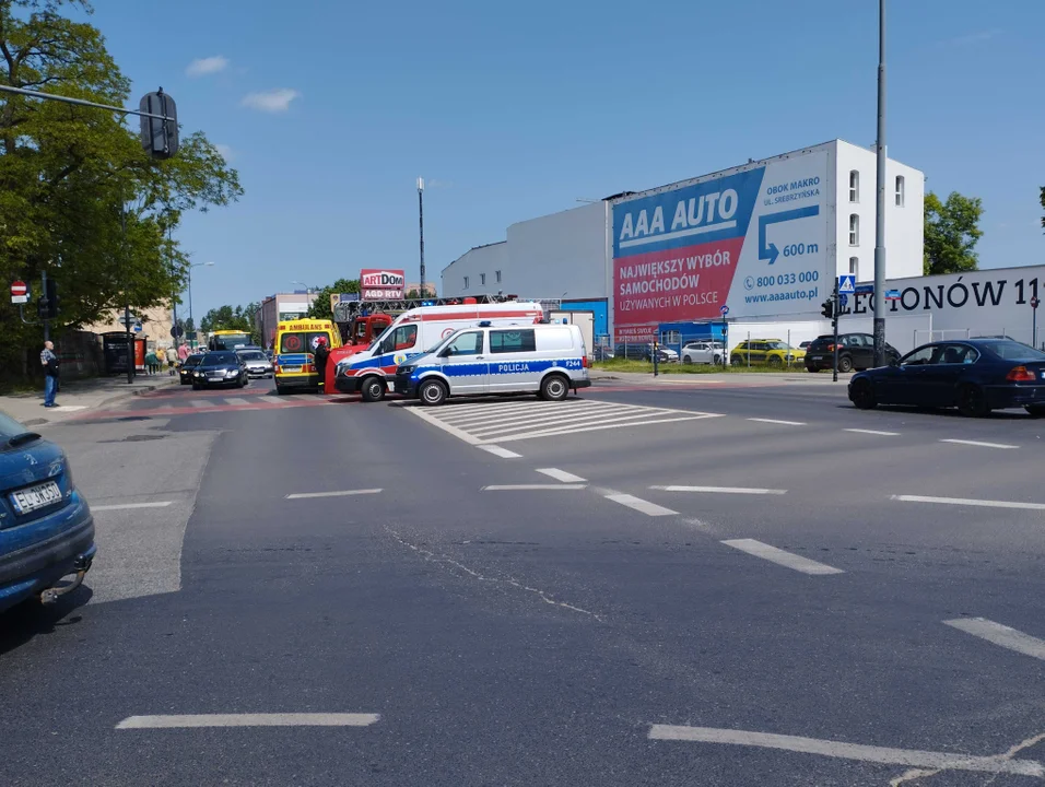 Śmierć na przejściu dla pieszych Łódź