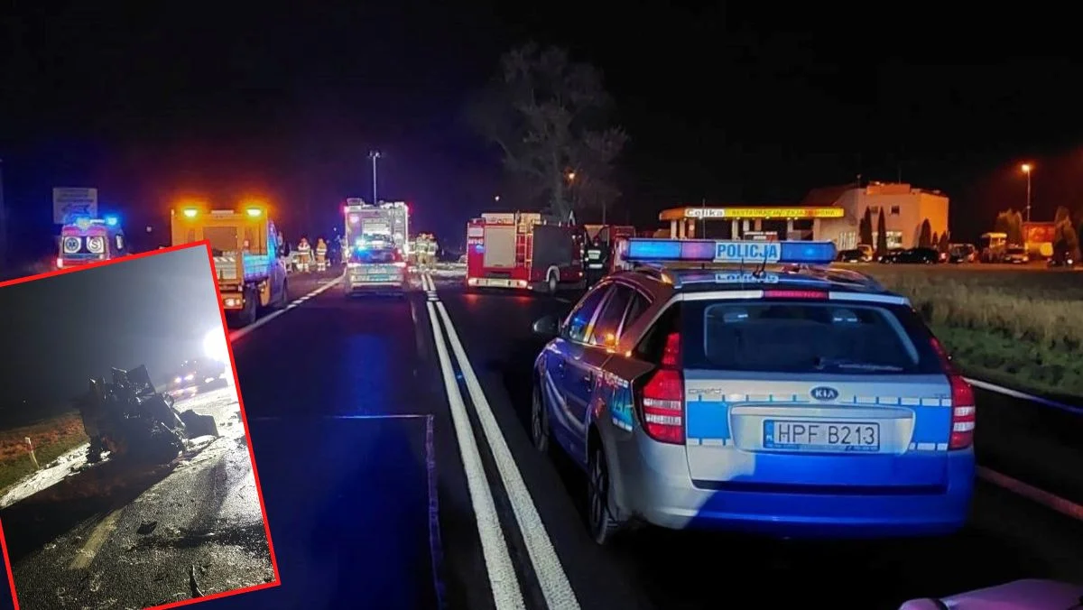 Kierowca zmarł w płonącym aucie. Jak doszło do tej tragedii? Policja komentuje [ZDJĘCIA] - Zdjęcie główne