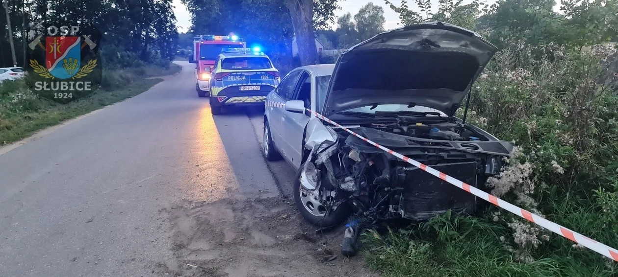 Audi wjechało w bariery na moście. W środku nie było kierowcy, tylko ślady krwi [ZDJĘCIA] - Zdjęcie główne