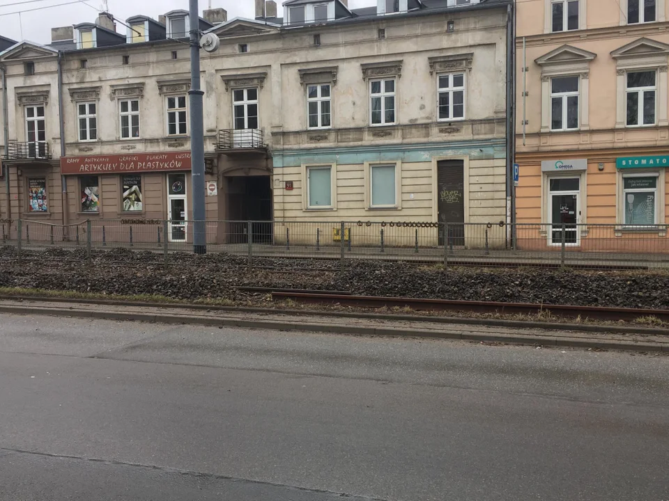 Prace torowe na ulicy Zachodniej w Łodzi