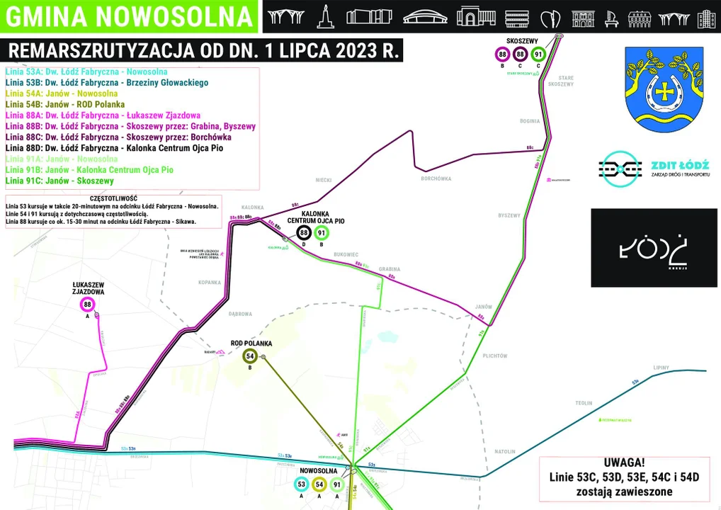 5 ważnych linii MPK Łódź od lipca będzie zawieszonych. Nadchodzi komunikacyjna rewolucja [ZMIANY MPK ŁÓDŹ]