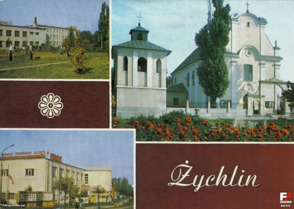 1985, widokówka z Żychlina