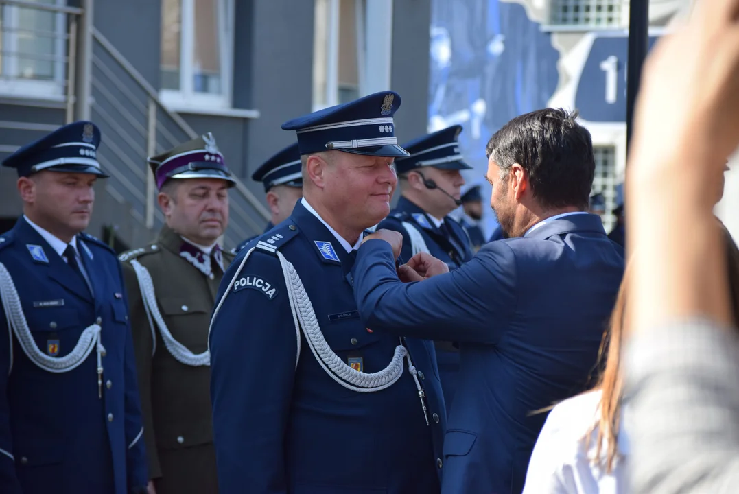 Uroczystości przy KPP w Zgierzu