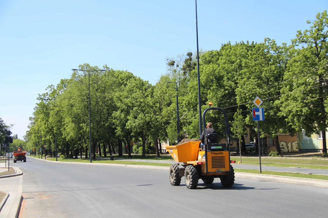 Koniec przebudowy ulicy Wojska Polskiego w Łodzi
