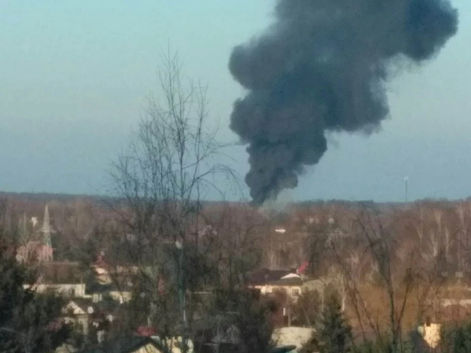 Pożar na Wycieczkowej w Łodzi