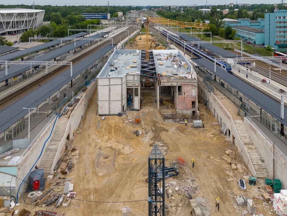 Budowa nowego dworca na stacji Łódź Kaliska